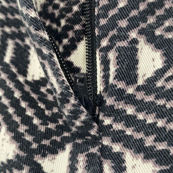 Reiss Nineteen Seventy One Goa High Tapered Pants Modern Lyocell Printed Multi S - Picture 6 of 13